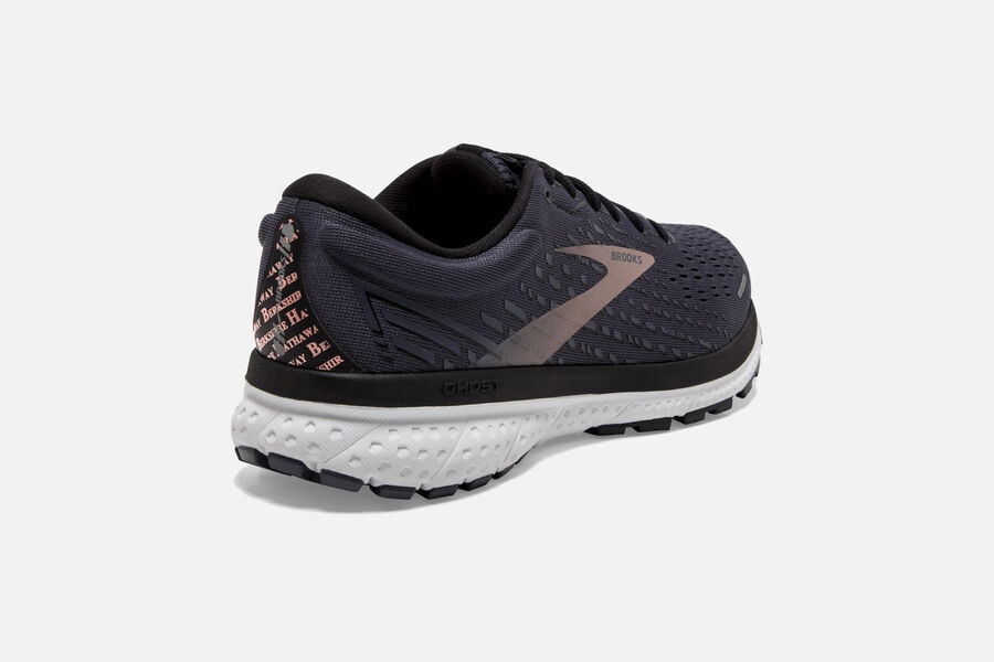 Brooks Ghost 13 Road Loopschoenen Dames - Zwart/Roze - 413867VGF